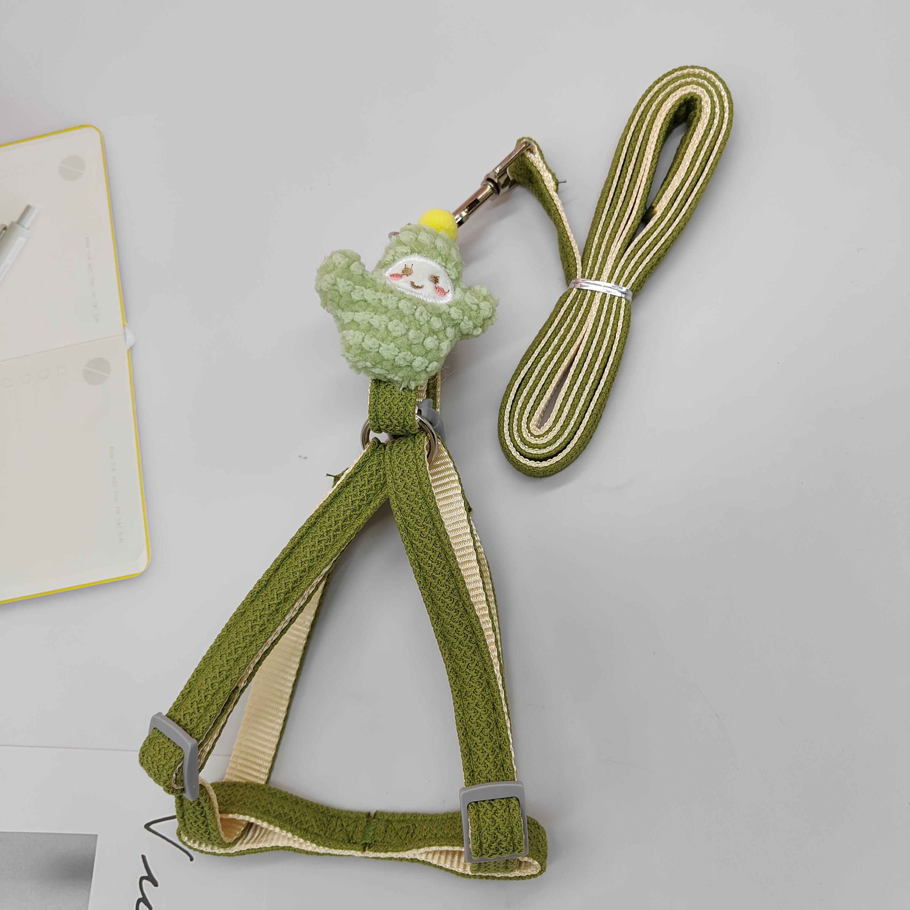 Adjustable Dog Harness with Leash for Small to Medium Dogs