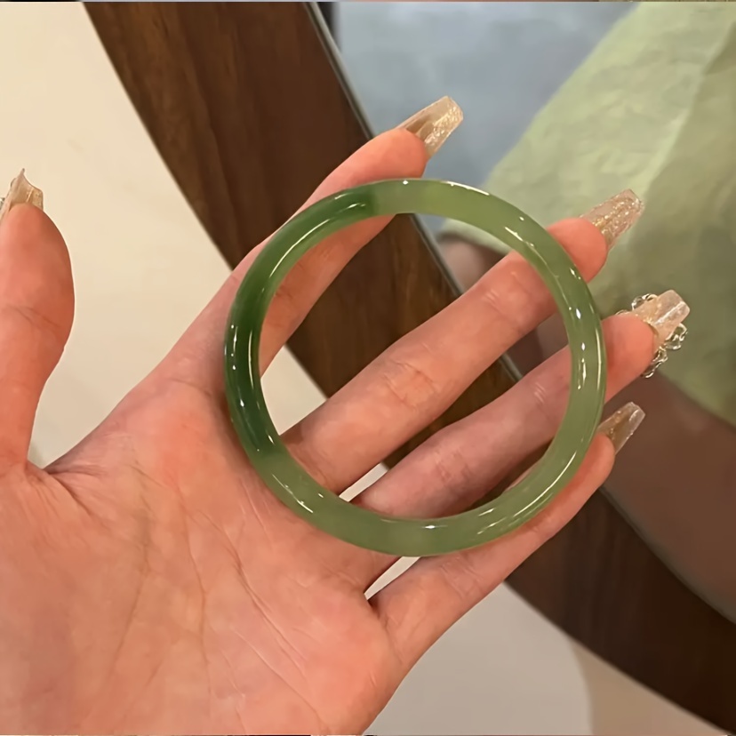 Image of 1 Glass Bracelet, , Versatile Chinese Style Bracelet Jewelry Gift