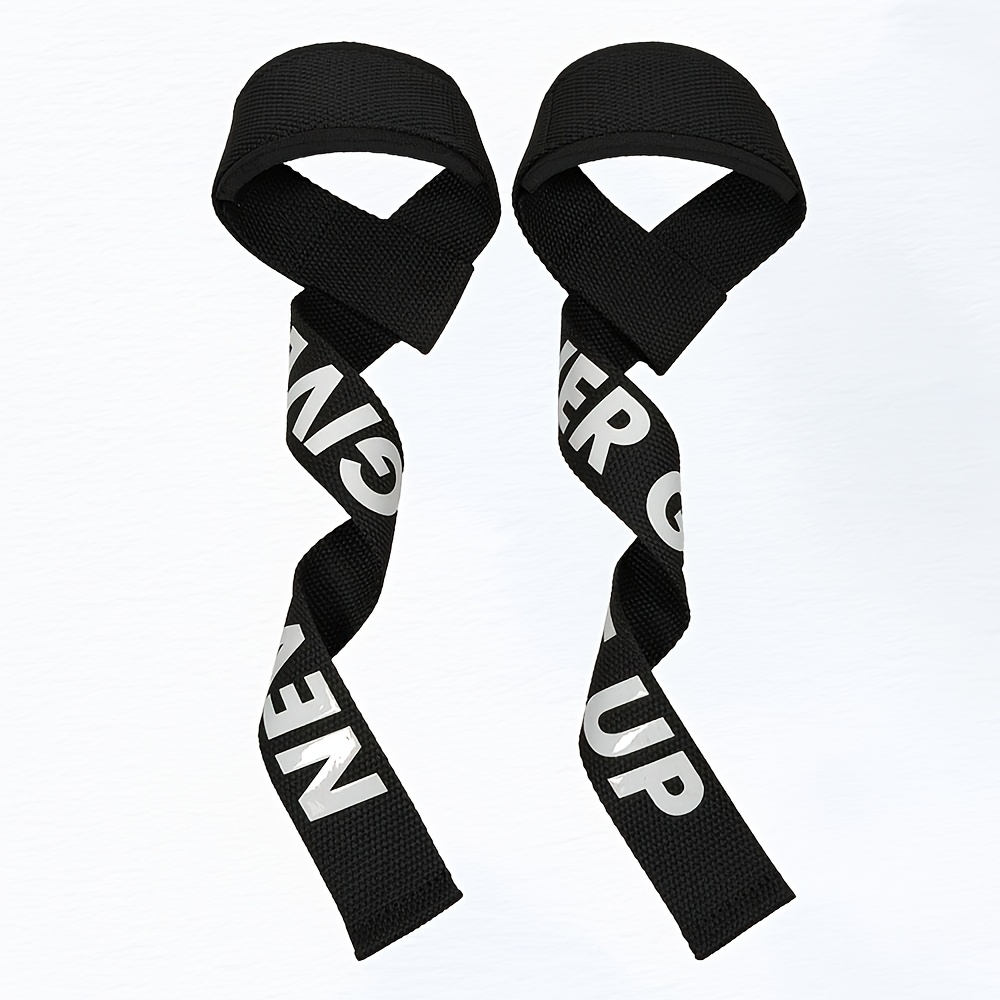 TEMU 2pcs Pull-up Assist Straps – Durable Grip Straps, Suitable For Gym, , And Bodyweight Workouts, Adjustable Wrist Straps For Deadlifts, Unisex