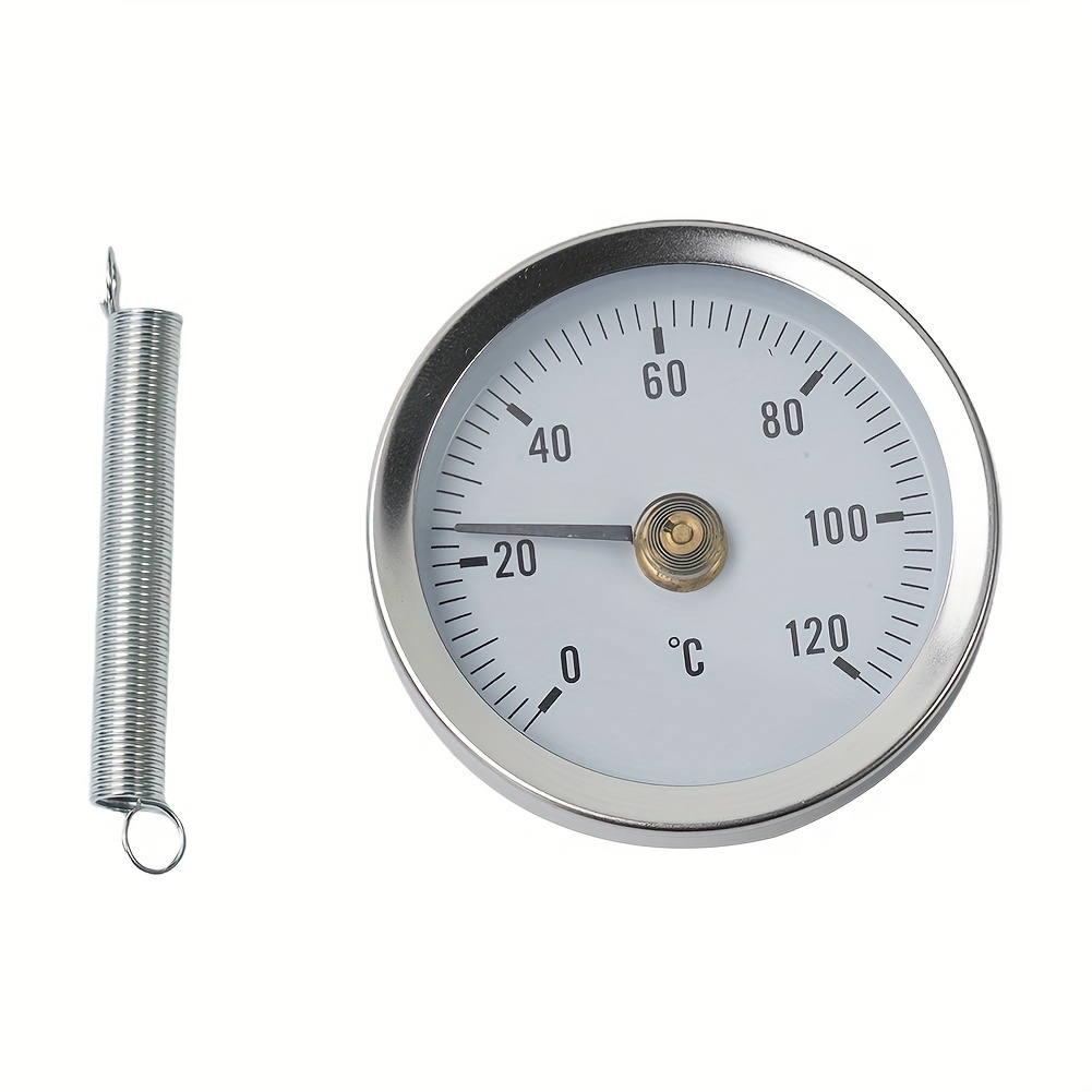 

0-120°c Steel Thermometer, Thermometer, Thermometer, For Fireplace And , Lawn Heating Accessory