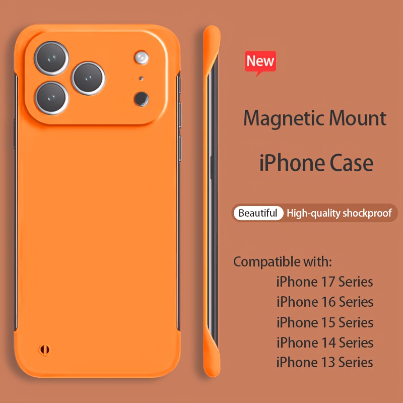 TEMU Coque de téléphone - Compatible avec Apple 17 Pro Max, avec une nouvelle lentille intégrale, résistante aux chutes, coque de protection