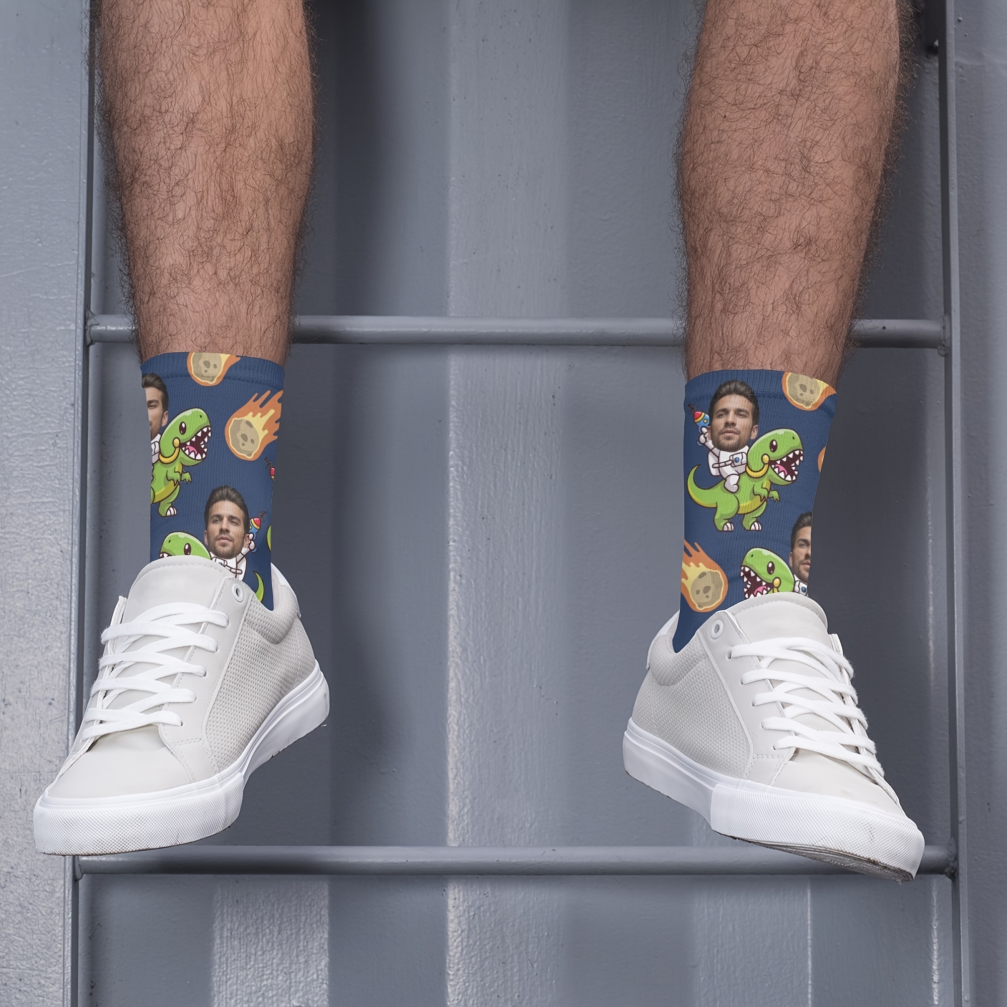 

Custom Face Socks, Personalized Funny Gift Socks With Photo Customized, Novelty Trendy Crew Party Present Socks For Men Women