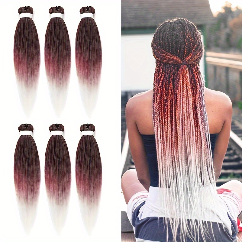  Ombre Dark Green Braiding Hair Pre stretched Kanekalon  Knotless Braiding Hair for Braids（Packs of 3,26,10 OZ） : Beauty & Personal  Care