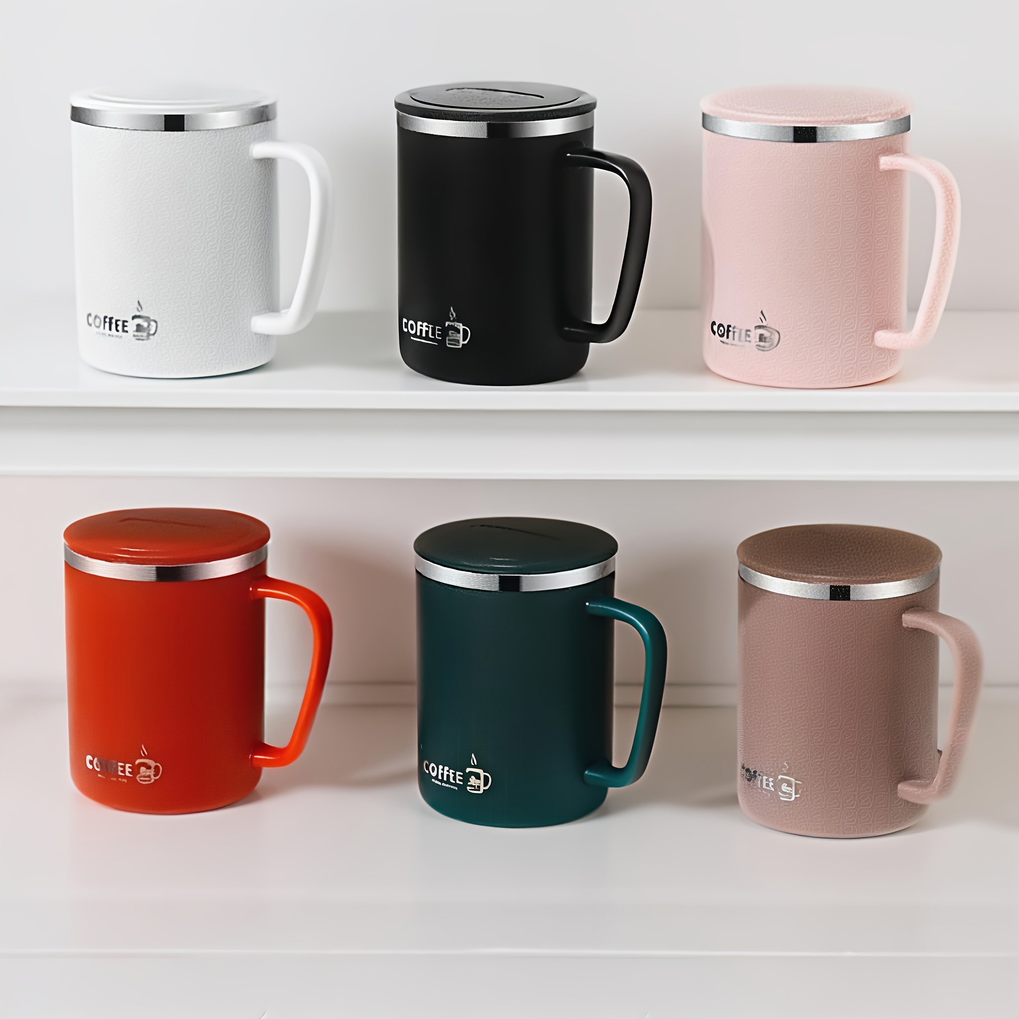 Insulated Coffee Mug Made of Stainless Steel with a Lid - Features a  Sealable Design, Wide Opening, And * from Polypropylene. It Offers Double  Insulation And Is Perfect for Use at The Office, Home