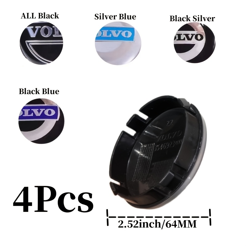 

4pcs 64mm Car Wheel Center Caps Rim Covers V40 V50 V60 S50 S60 S70 S90 3546923 Accessories