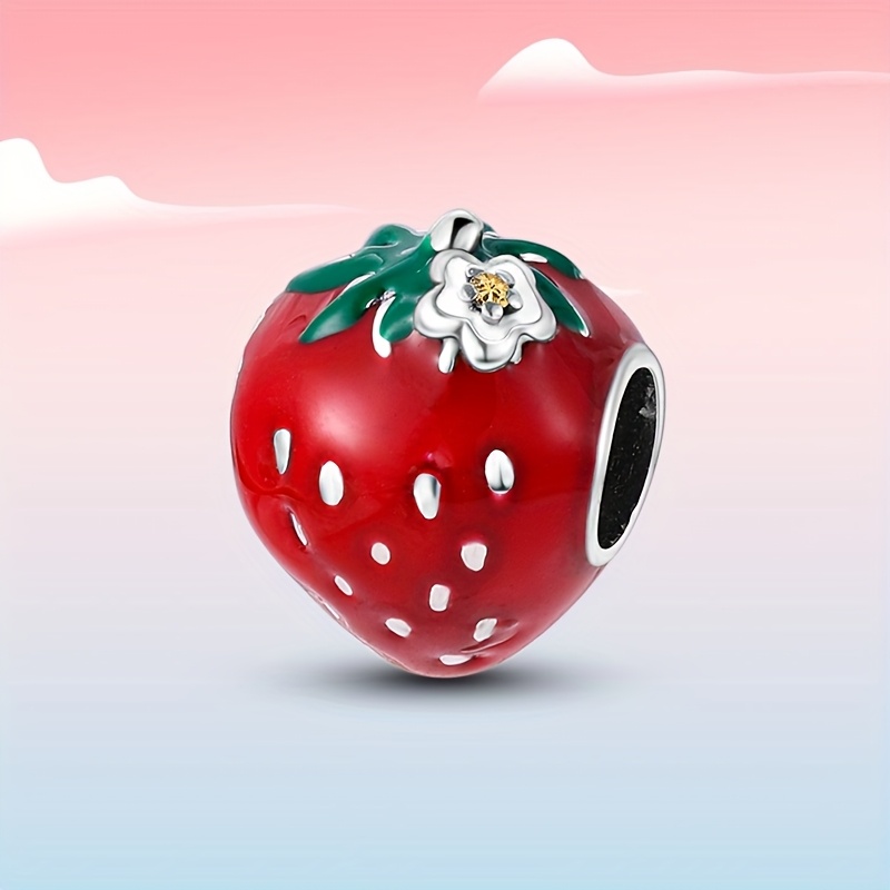 Strawberry Beads For Bracelet Ladies Rustic Daily Vacation Party Gift