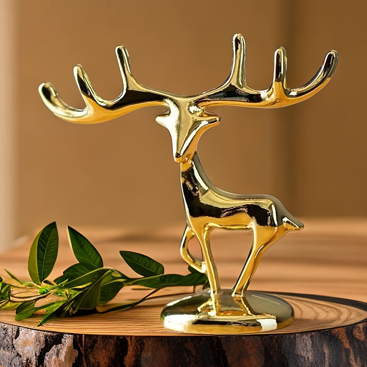 Light Decor Reindeer Animal Ornament Candy Box Handle Accessory, Incense Holder Gourd Accessory, Multifunctional Jewelry Necklace Storage