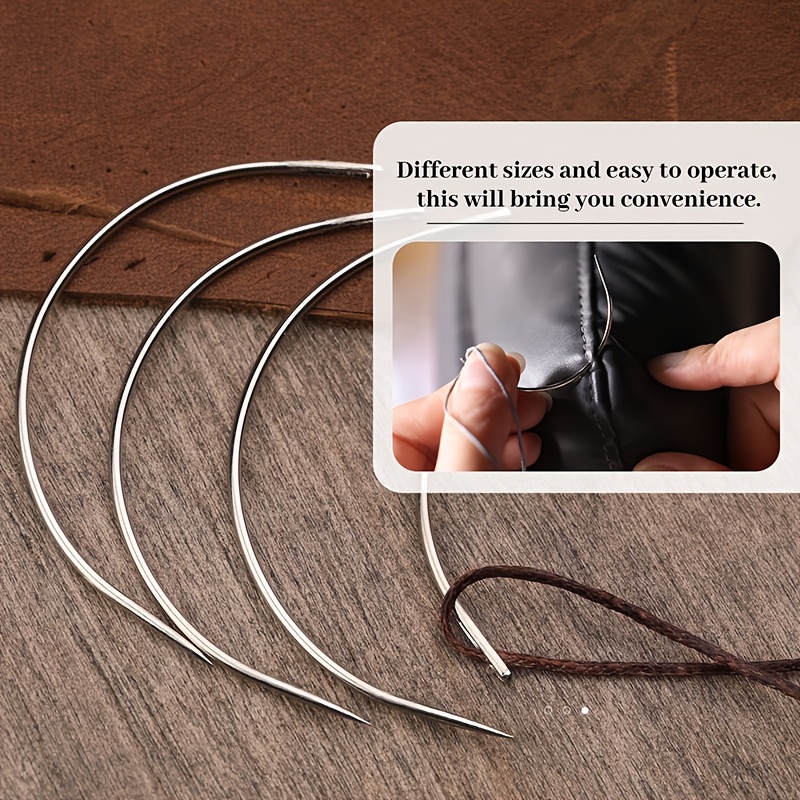 Assorted Curved and Straight Sewing Needles Set
