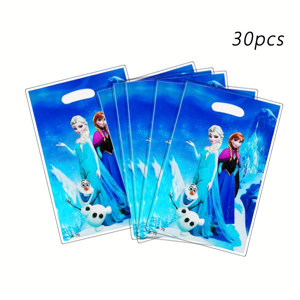 TEMU 30 Sacchetti Regalo per Feste Disney Frozen, Decorazioni Compleanno Frozen, Sacchetti Regalo Elsa
