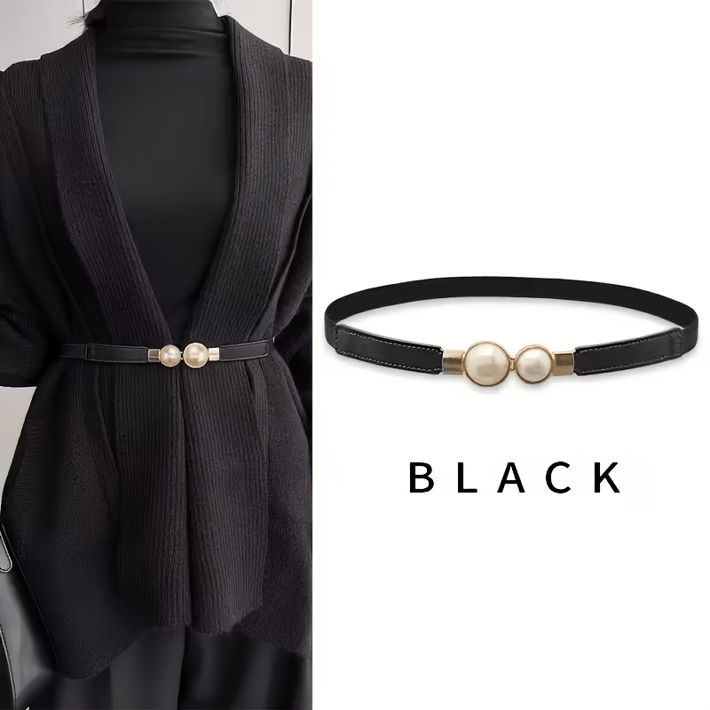 2026 New Women's High-end Slim-fit Elastic Waistband, Stretchy Cincher Decorative Belt, Multi-functional Casual Trouser Belt, Gift For Women