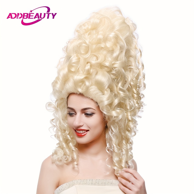 Beehive retro online 613 blonde full cap wig