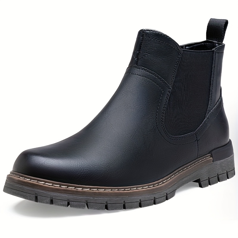 chelsea boots men retro casual boots fashion slip boots - Temu