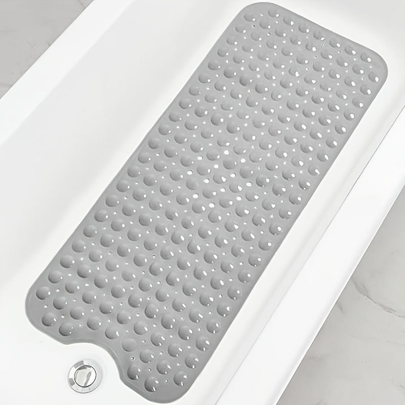 Rutschfeste Badewannenmatte 102 X 41 Cm – Extra Groß, Mit Saugnäpfen & Abflusslöchern, Maschinenwaschbar