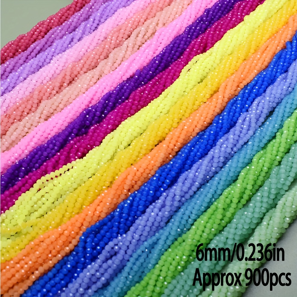 1200/1200/900/680pcs Mixed Color Austria Crystal Beads Rondelle Glass Beads For Jewelry Making