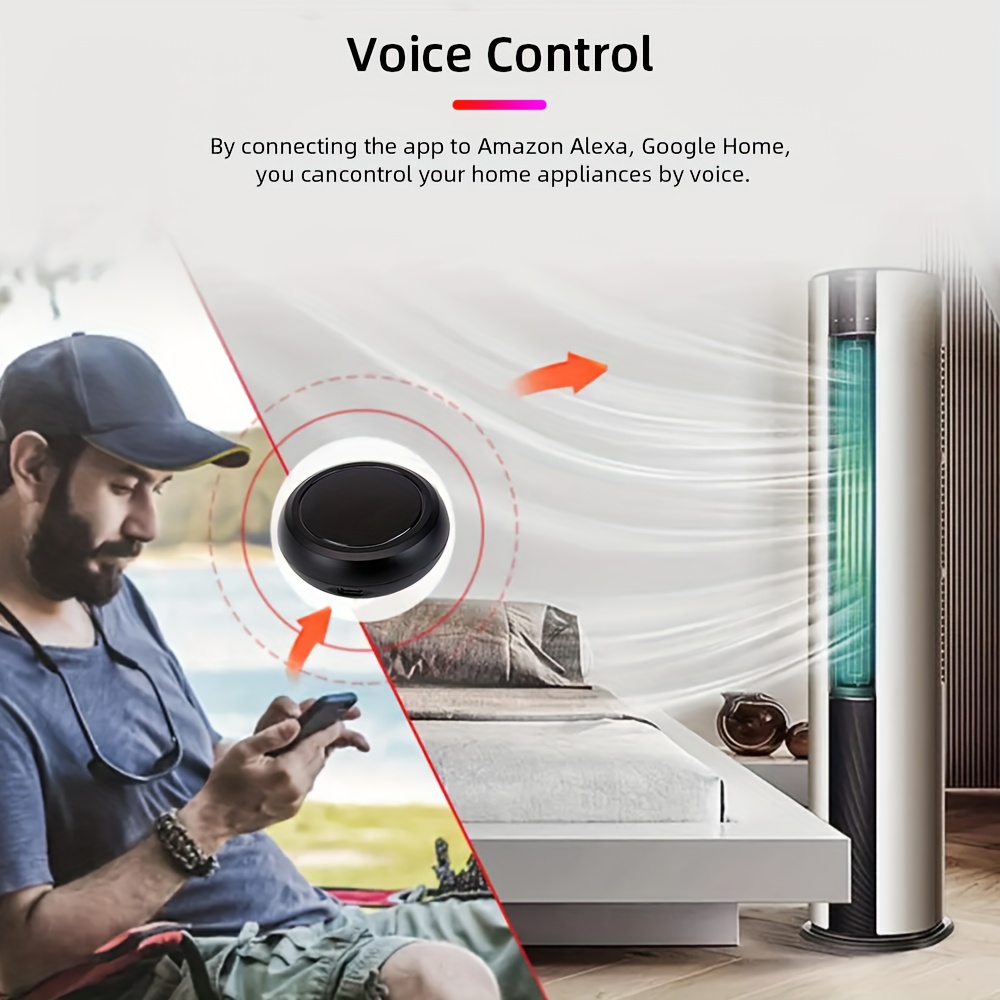 wifi smart life rf ir universal remote control voice Temu Italy
