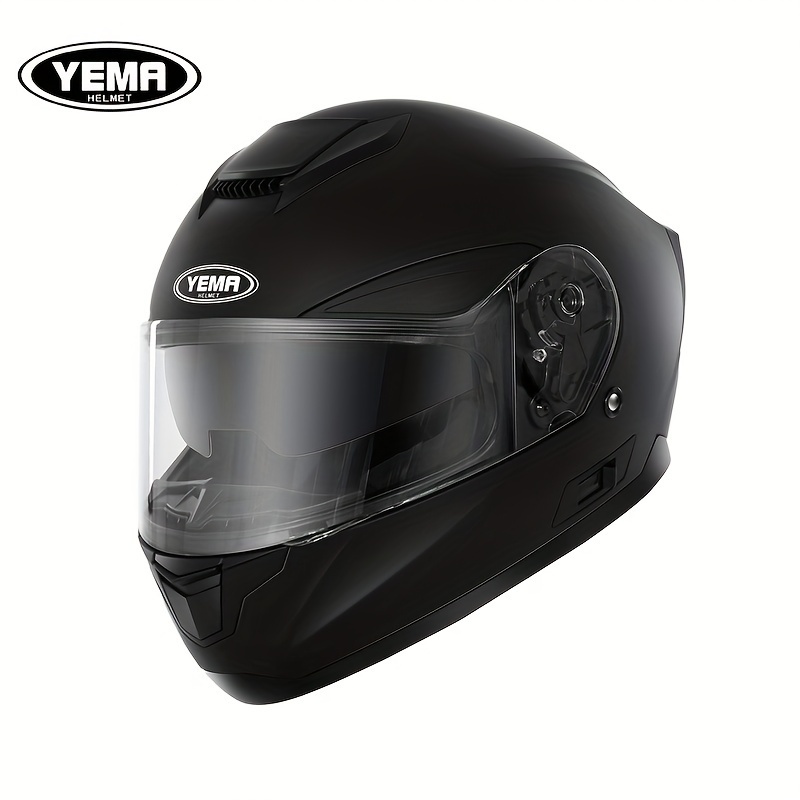 

Motorcycle Full Face Helmet Dot Approved Ym-831 Motorbike Street Bike Crash Helmet With Sun Visor For Adult, Men And Women