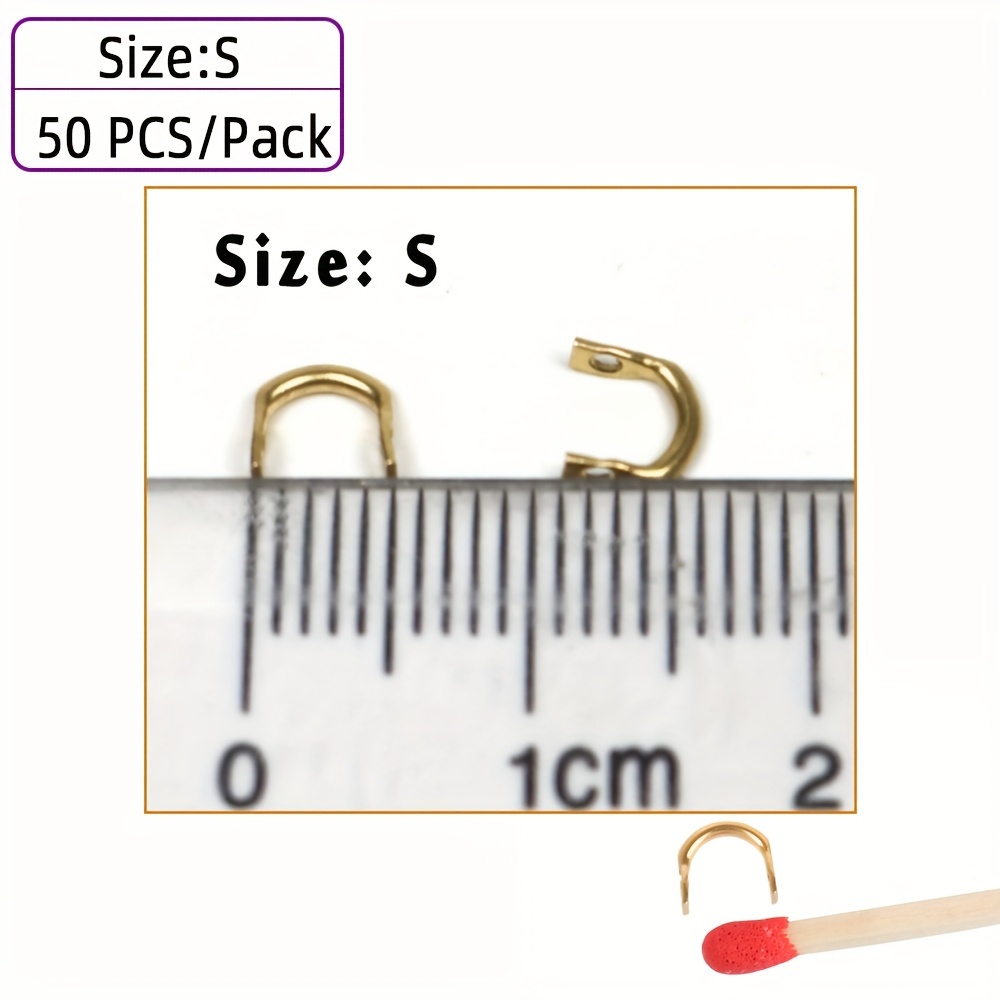 U shaped Brass Clevis Fishing Spinner Bait Diy Fly Tying - Temu Philippines