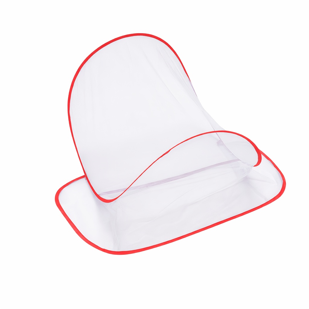 TEMU Mosquitera portátil tipo tienda con varillas y cubierta de malla - Montaje instantáneo para camping, cama, saco de dormir, uso en exteriores,