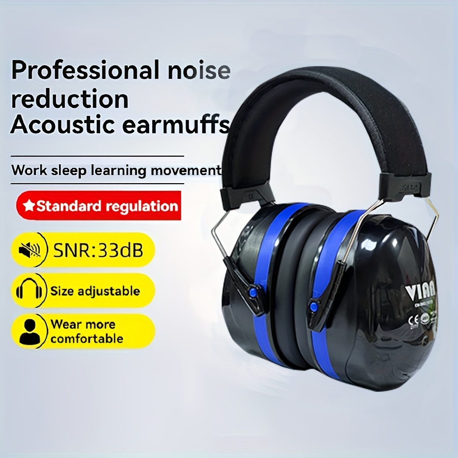 Wearing Headphones Soundproof Headphones For Studying Vian Noise