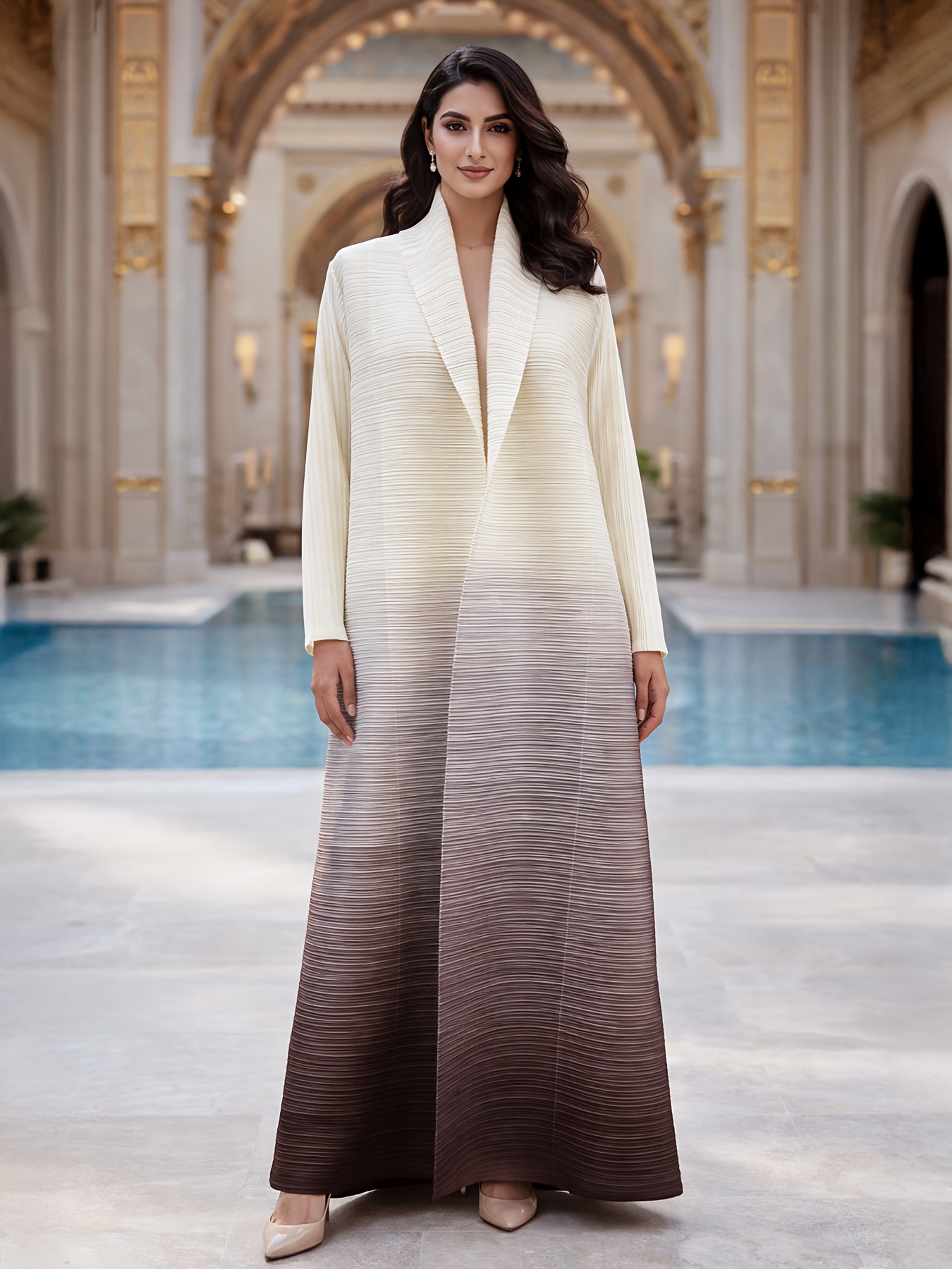 cream coats sold on Temu United States