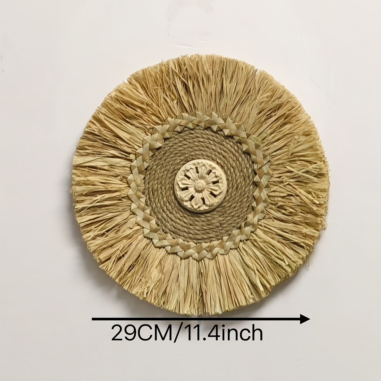 Wall Decoration Raffia Pendant Flower Decoration