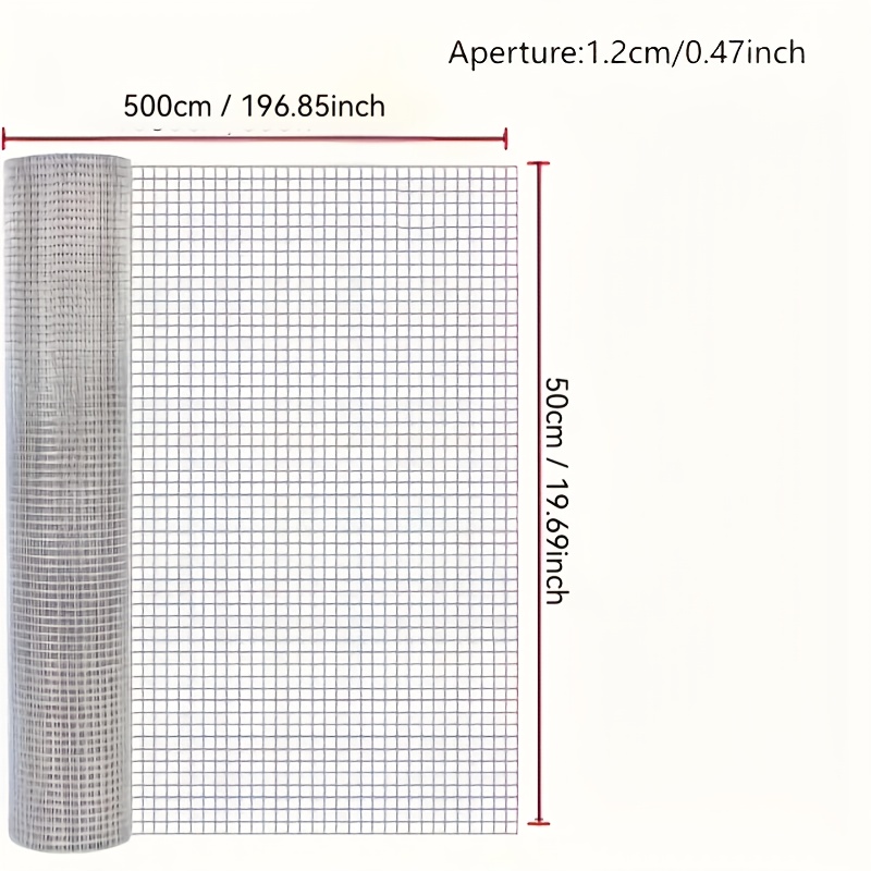 Image of A Roll Of Galvanized Welded Wire Fence, Suitable For Gardens, Pet Enclosures, And Rabbit Nets, Providing Protective Barriers, Silvery Wire Roll, Welded And Galvanized