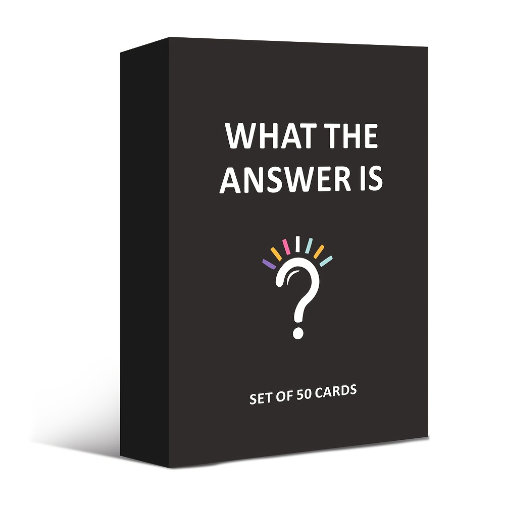 1 Box, SMILE TALK Fun Guessing Card Game, Desktop Game, Powerful Party Entertainment Interactive Tool, Halloween/Christmas/Thanksgiving Gift, Perfect for Game Nights | 50 Cards