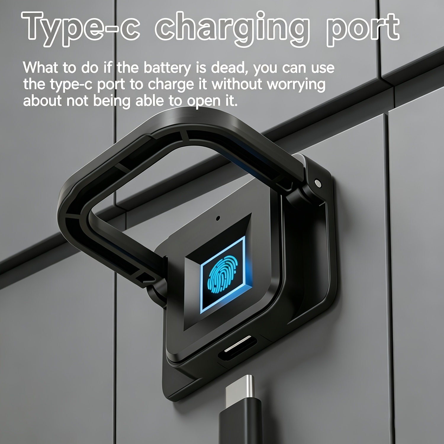 Intelligent Fingerprint Drawer Lock, Keyless Biometric Security