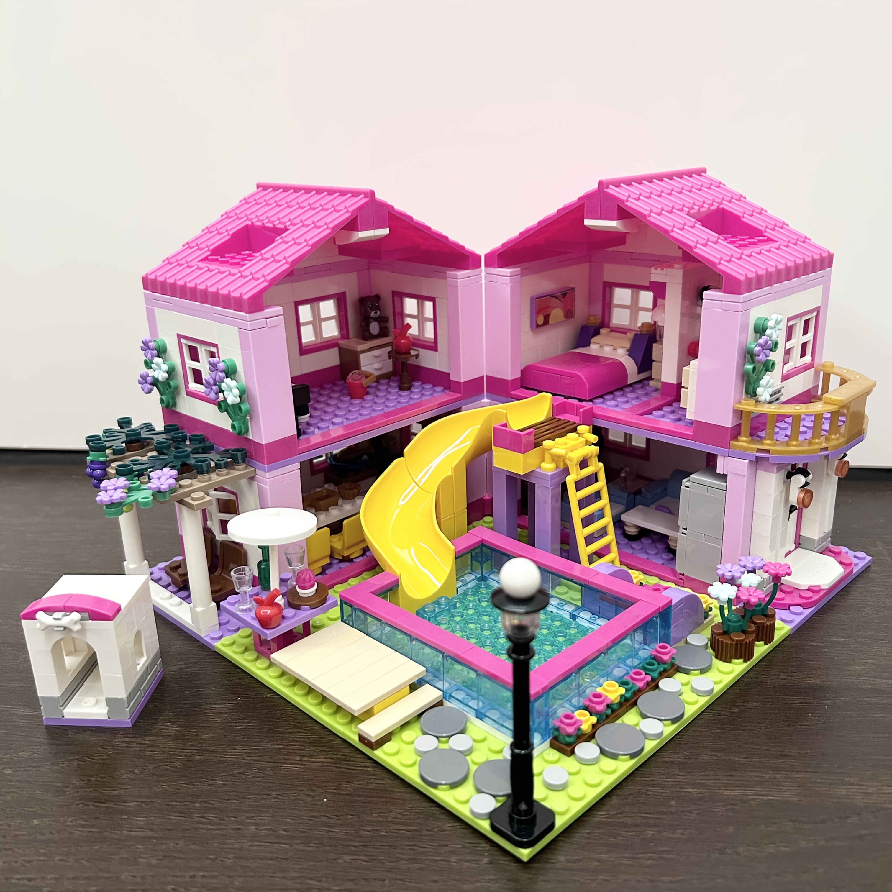 Villa Fancy Lego Houses Dollhouse Luxury Villa Doll House W