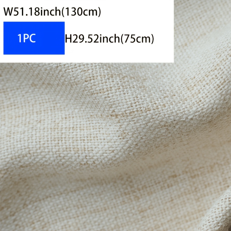 TEMU 1 pz Cortina in Iuta con Bastone, , Facile e , Decorazione Rinnovante e Antipolvere, Adatta per Soggiorno/Cucina/Camera da Letto/Ufficio/Sala da