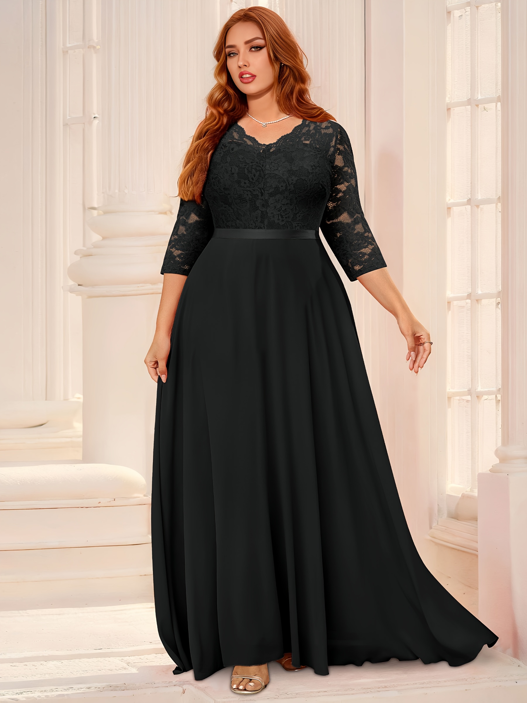 plus size plus size p6114 womens formal plus size bridesmaid - Temu