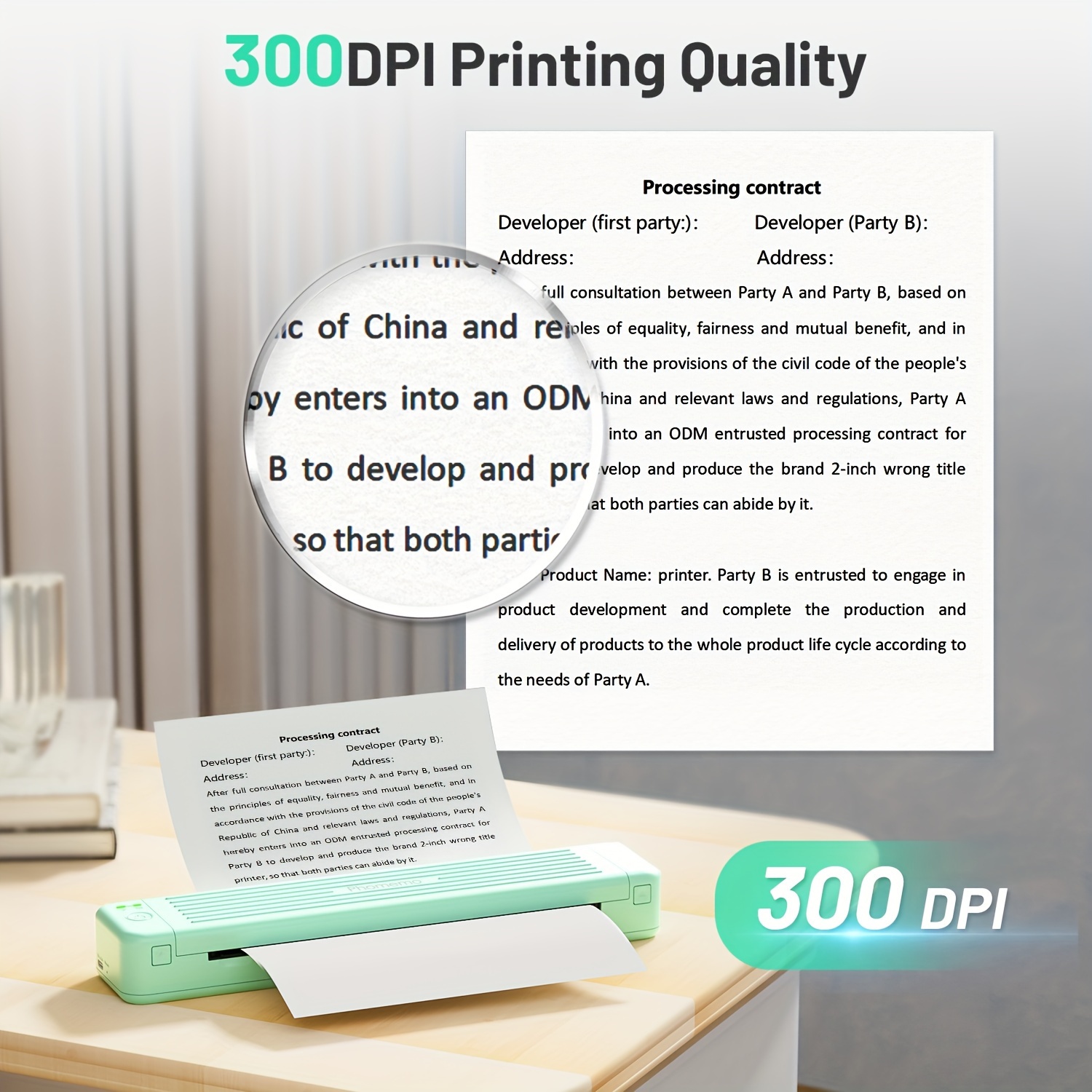 Impresora Portátil Inalámbrica Phomemo P831 Actualizada Viajes, Compatible  Papel Térmico 8.5 X 11 (carta Estadounidense) A4, Ahorra Dinero En Temu