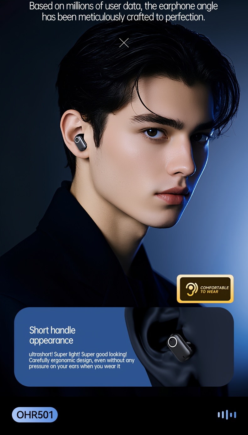 Wireless Earbuds, Wireless 5.4 Bass Stereo Headset | with Noise Cancelling Microphone, LED Display, Touch Control, Pure Bass Sound, Suitable for Laptop, Mobile Phone, Exercise, Gift Recommendations | by ACER