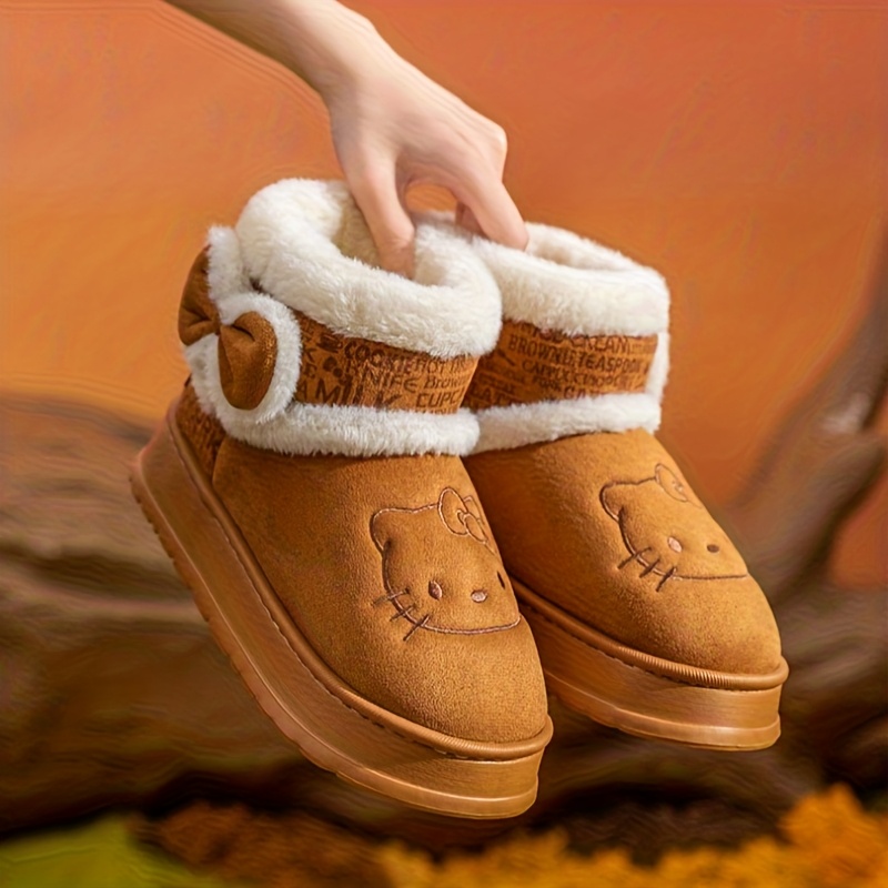 Girls' Snow Boots featuring cute character designs