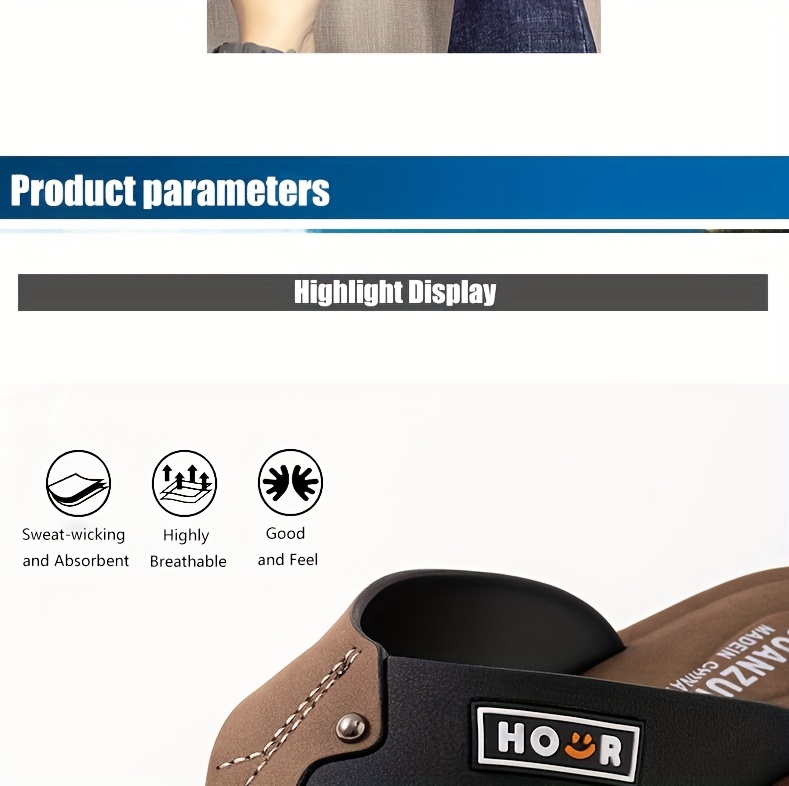 mens high end flip flops for summer designed for casual wear featuring odor slip and a soft sole for feel Product details 7