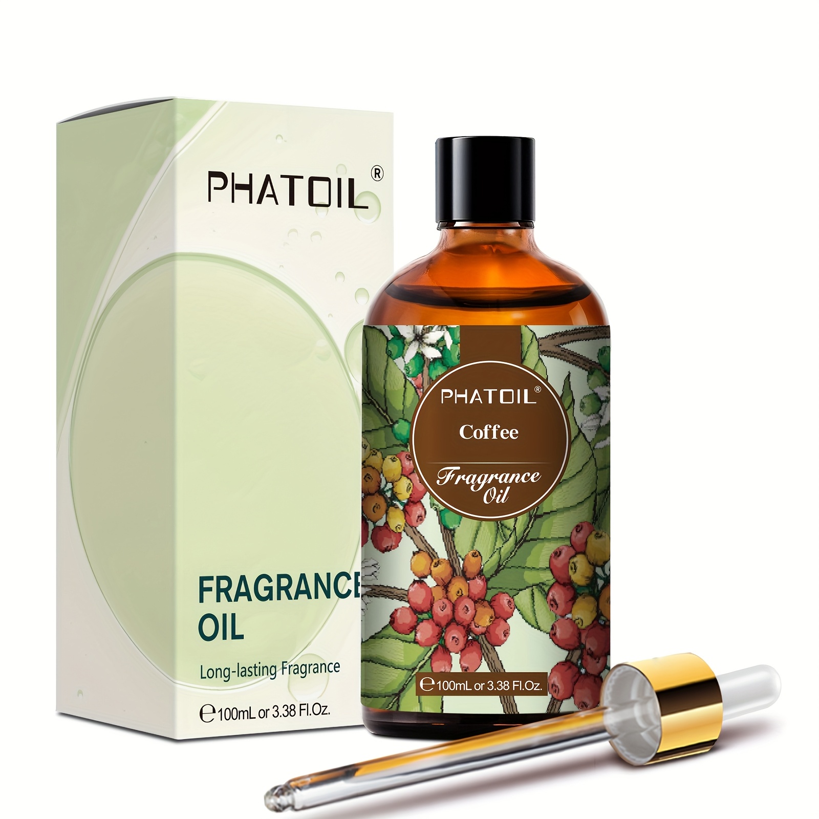 PHATOIL 1 kom 100 ml/3.38 Fl.Oz ulja s mirisom kave - za difuzore, ovlaživače, izradu svijeća - savršen poklon za ljubavniku, obitelj, prijatelje - Božićni pokloni, pokloni za vo, pokloni za Majčin dan