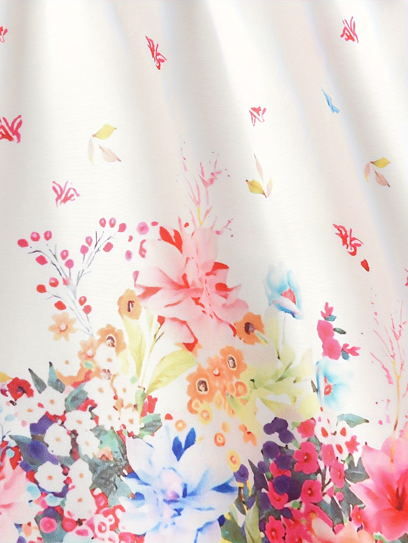 A Young Dreamy Floral Print Princess Dress, Featuring Flutter Sleeves And a Casual Design with a Belt