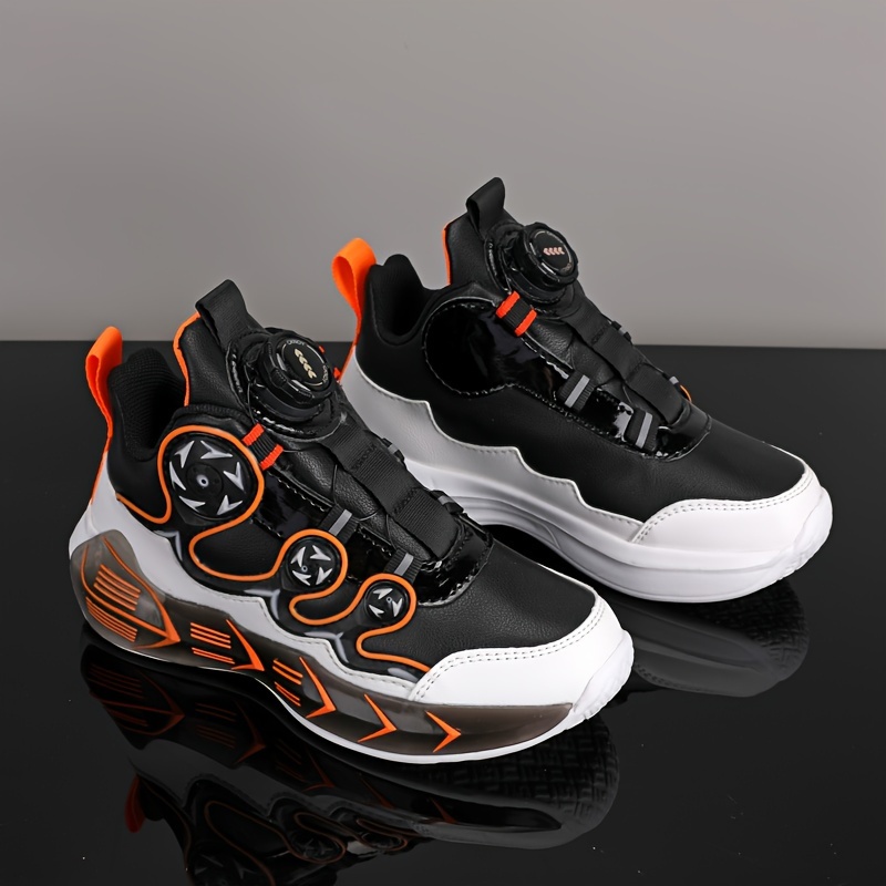 Frühlingsmode Jungenstiefel Outdoor Vielseitige Wasserdichte Lässige  Studenten Basketball Sneakers Bequeme Drehende Schnalle Große Anti-Rutsch  Jungen