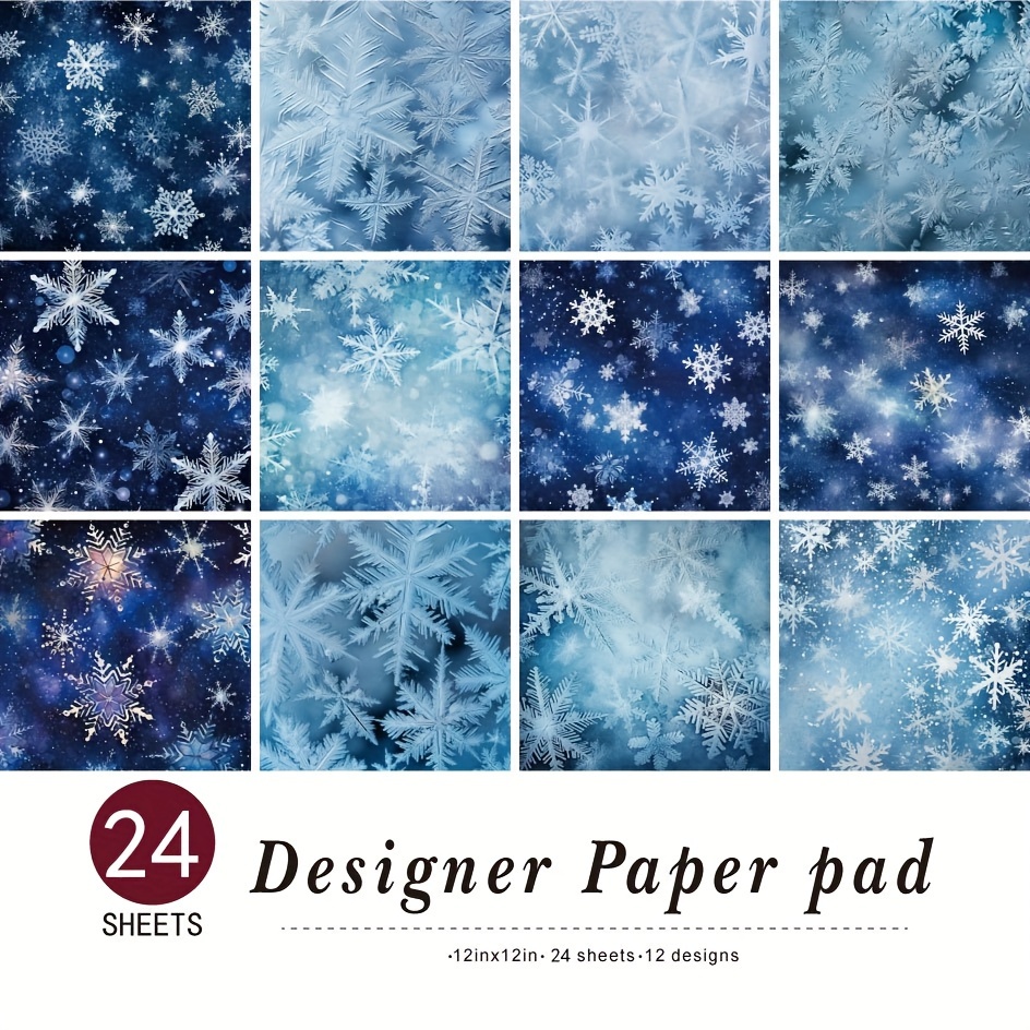 

[ ] 24 12"x12" Diy , Journaling Scrapbooking Kit Aesthetic Decorative Wrapping Album Decorative Craft