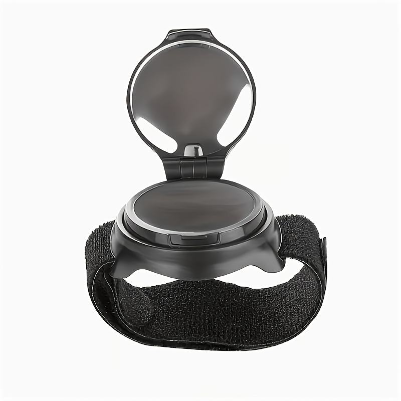 TEMU Espejo retrovisor para bicicleta con soporte de brazo y muñeca - giratorio 360° para montaña, para manillares de bicicleta - Espejo reflectante