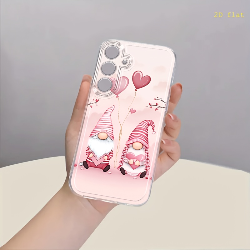 TEMU Couple Gnome Pattern Phone Case For Galaxy A02 A03s A04 A05s A06 A13 A14 A15 A16 5g A21s A22 A23 A24 A25 A26 A32 A34 A35 A36 A50 A52 A53 A54 A55