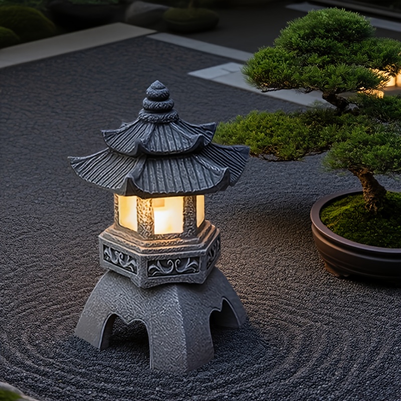 japanese lantern solar powered outdoor lighting - Temu