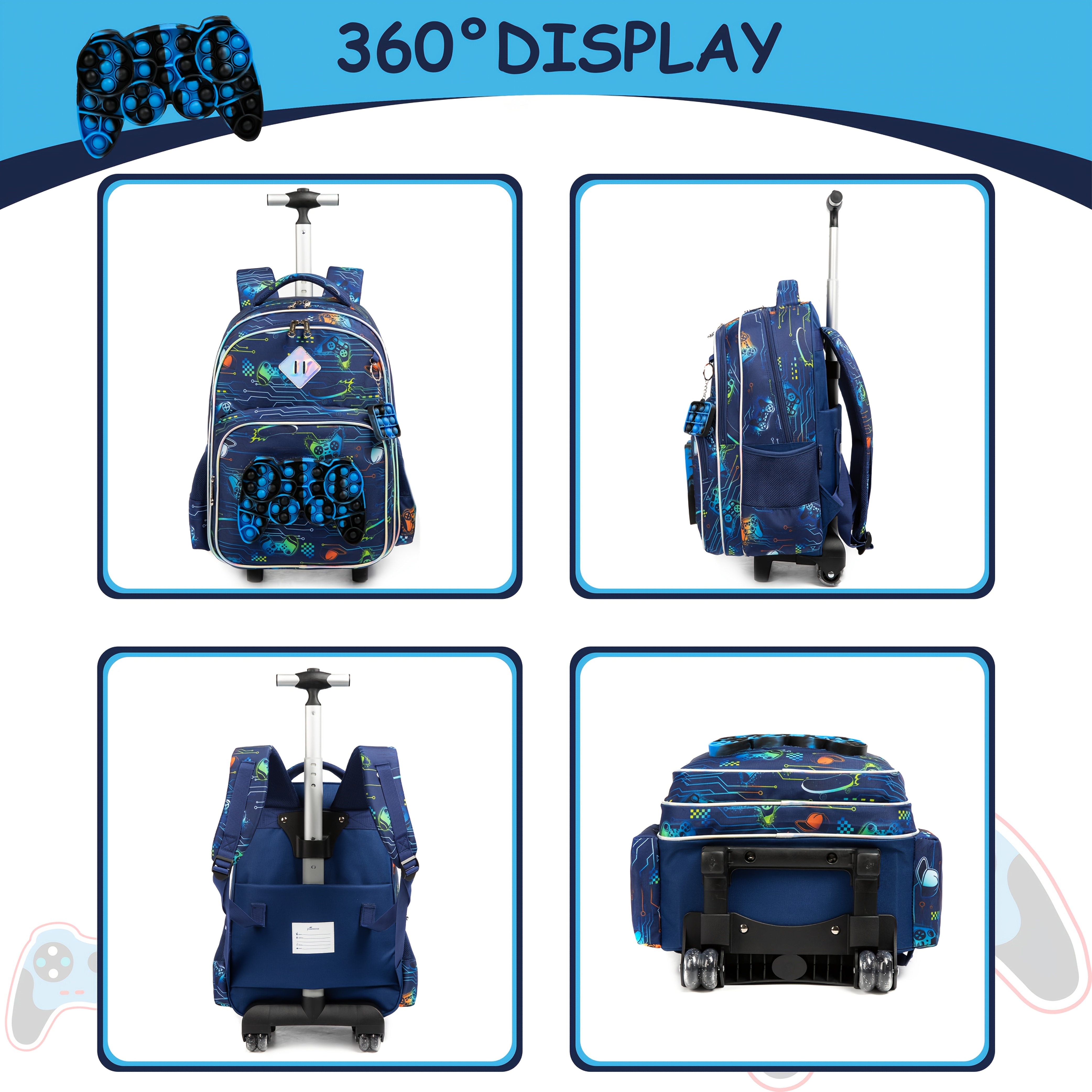 mochila niños ruedas maleta viaje jóvenes Temu Guatemala