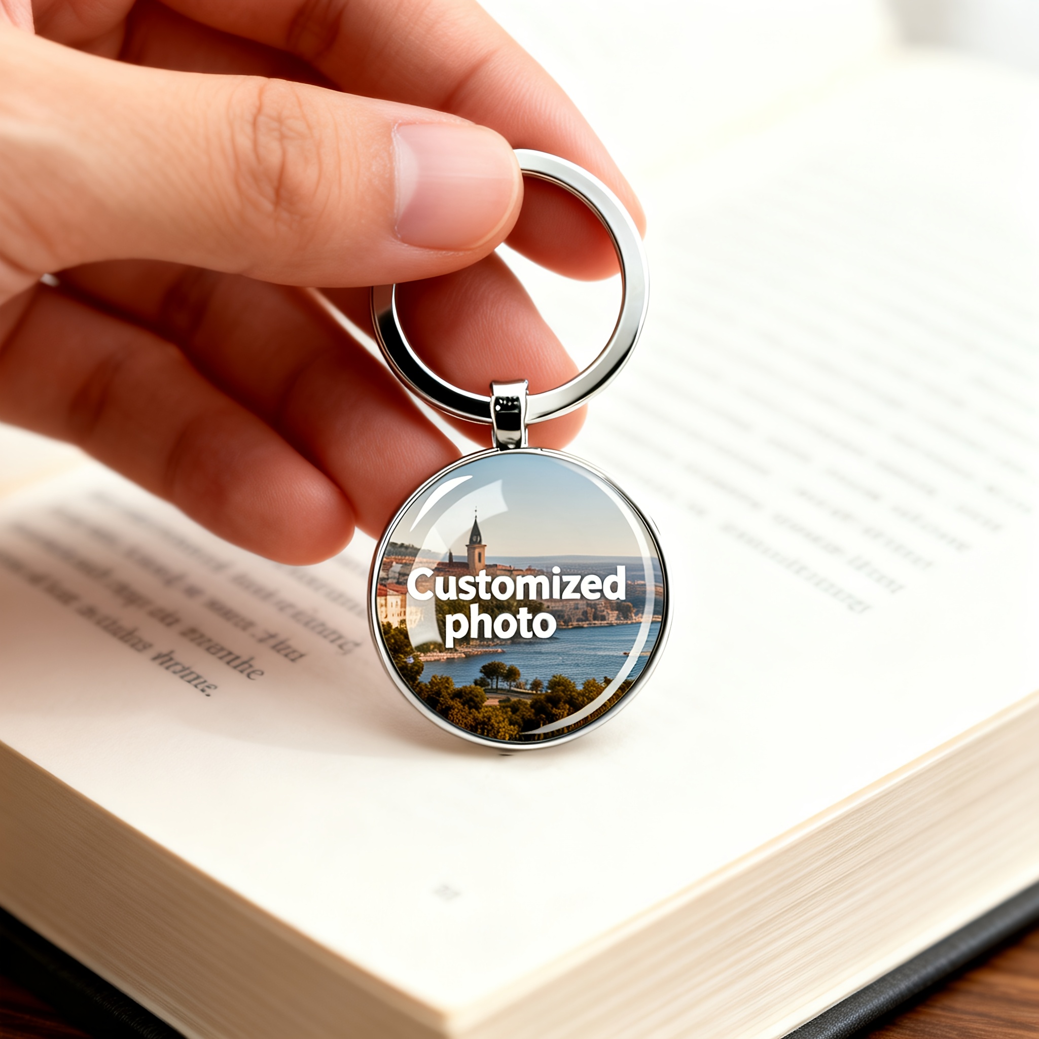 TEMU 10 Custom Keychains, 2d Plane, Custom Keychains, Support Custom /corporate Promotional Images/pet Photos/ Growth Photos, Customizable Text