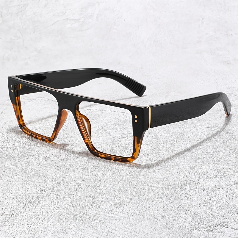 Large Square-Frame Reading Glasses for Middle-Aged and Elderly