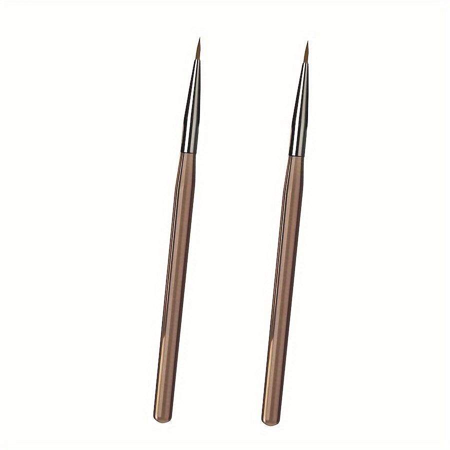 2pcs Universal Nail Pens, Nail Tool Pens, Nail Beauty Pens, Gel Pens, Painting Pens, Line Pens, Nail Brushes, Nail Art Pens