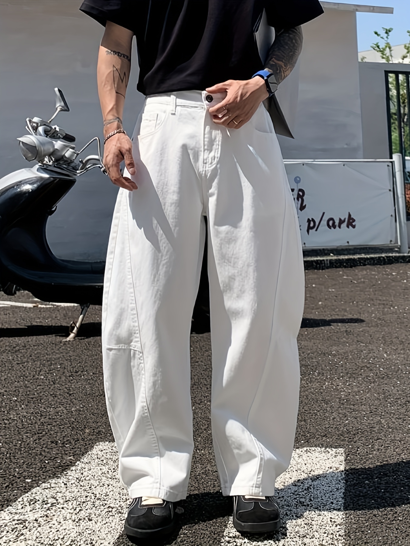yuan white jeans mens - Temu Oman