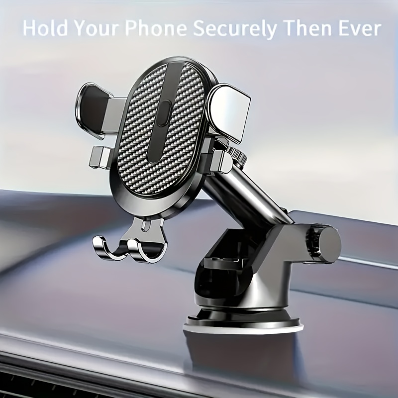 

Dashboard Suction Cup Car Phone Holder - , Telescopic & Rotating With Feature For Secure Navigation