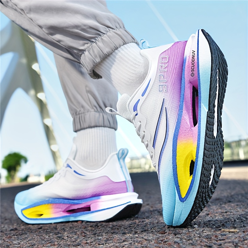 Hot Double Layer Carbon Plate Running Sports Shoes Odor-Resistant Anti-Slip Hiking Boots Invisible Height Increasing Men'S British Style Men'S Thick Sole Outdoor Motorcycle Boots Sports Men'S Shoes