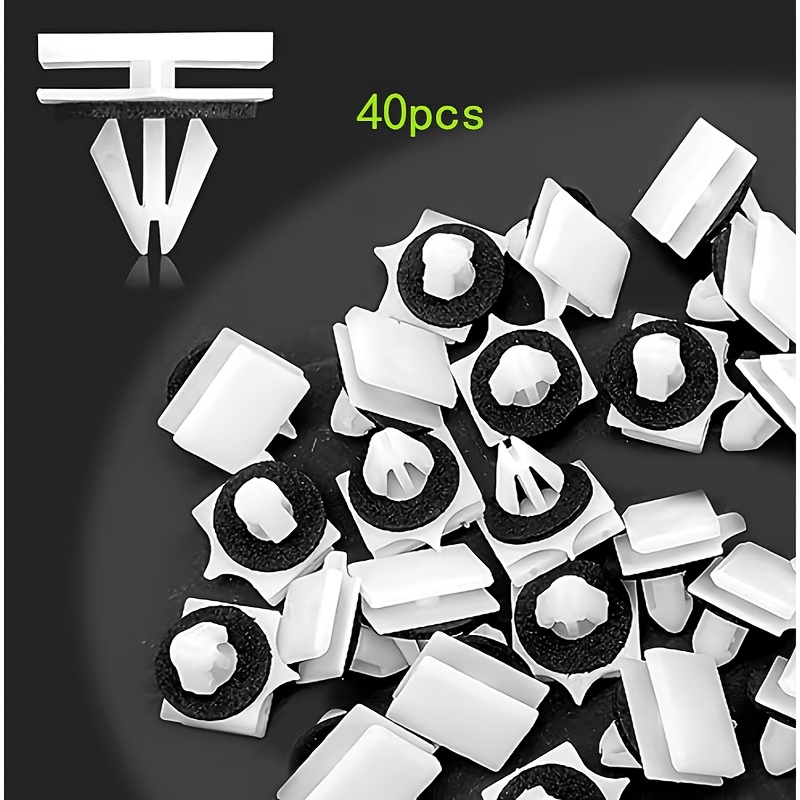 TEMU 40 pezzi Clip di fissaggio pannello oscillante auto, elementi di fissaggio in plastica per Avalanche 2002-ON 11518357 per Ford W716352-